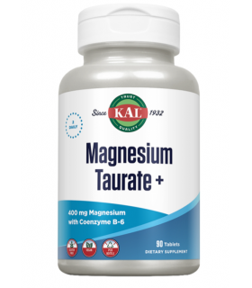 Solaray Magnesio Taurato 400 MG + B6 90 Comprimidos