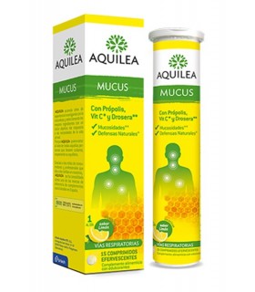 AQUILEA MUCUS 15 EFFERVESCENT TABLETS