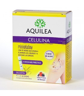 AQUILEA CELULINA 15 STICKS SABOR FRUTA DEL BOSQUE