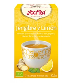 Yogi Tea Jengibre Y Limon 17 Bolsitas