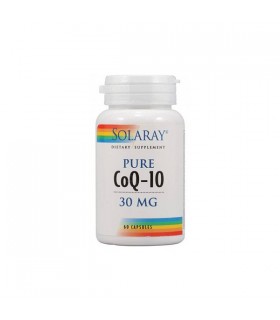 Solaray Pure Co-Q10 30 Capsules 30 Mg