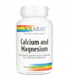 Solaray Calcium and Magnesium 90 Capsules