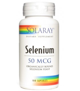 Solaray Selenio 50 Mcg 100 Capsulas