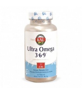 Solaray Ultra Omega 3*6*9* 50 Perlas