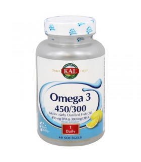 Solaray Omega 3 450/300 60 Perlas