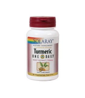 SOLARAY TURMERIC 30 CAPSULAS 600 MG