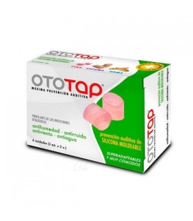 Tapones Oidos Ototap Silicona 6 U