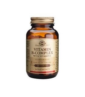 Solgar B-Complex Con Vitamina C 100 Comprimidos