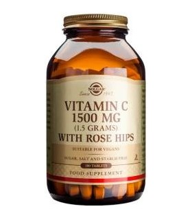 Solgar Vitamin C 1500 Mg With Rose Hips 100 Tablets