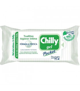 CHILLY GEL POCKET HIGIENE INTIMA TOALLITAS 12 U.