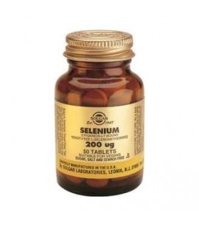 SOLGAR SELENIUM 200 MG 50 CAPSULES