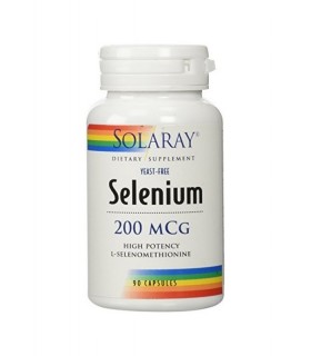 Solaray Selenio Sin Levaduras 200 Mcg 90 Capsulas