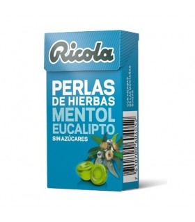 RICOLA MENTHOL SUGAR-FREE PEARLS EUCALYPTUS 25 G