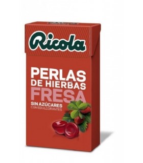 Ricola Perlas Fresa S-A 25G