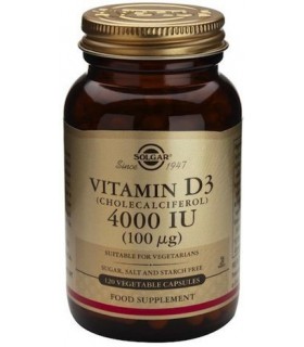 Solgar Vitamin D3 4000 Iu 120 Capsules