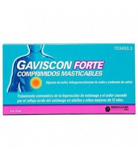 GAVISCON FORTE 48 COMPRIMIDOS MASTICABLES