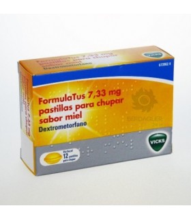 FORMULATUS 7.33 MG 12 PASTILLA CHUPAR MIEL VICKS