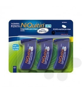 NIQUITIN 4 MG 60 COMPRIMIDOS PARA CHUPAR MENTA