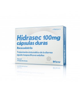 HIDRASEC 100 MG 10 CAPSULAS DURAS