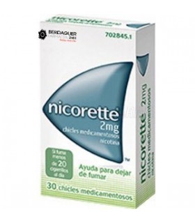 Nicorette 2 MG 30 Chicles