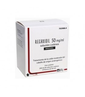 REGAXIDIL 50 MG/ML SOLUCION CUTANEA 4 FRASCOS 60