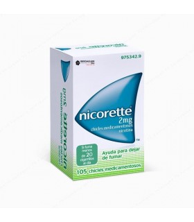 NICORETTE 2 MG 105 CHICLES