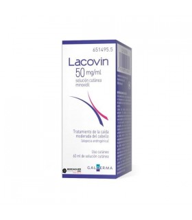 LACOVIN 50 MG/ML SKIN SOLUTION 1 BOTTLE 60 ML