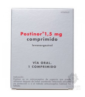 Postinor 1.5 Mg 1 Comprimido