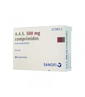 AAS 500 MG 20 TABLETS