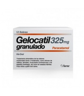 Gelocatil 325 Mg 12 Granulated Envelopes