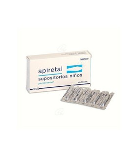 CHILDREN'S APIRETAL 250 MG 5 SUPPOSITORIUMS