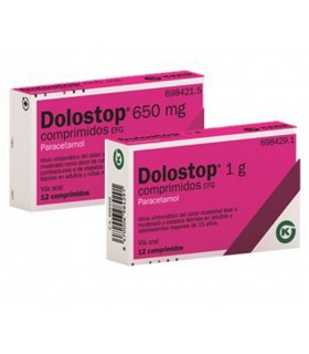 Dolostop 650 Mg 20 Comprimidos