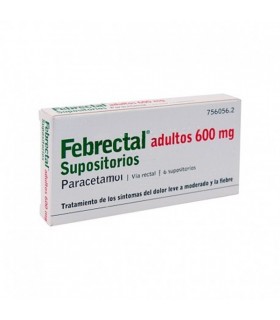 ADULT FEBECTAL 600 MG 6 SUPPOSITORIUMS