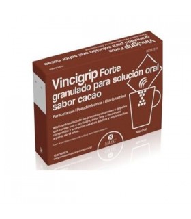 Vincigrip Forte 10 Sobres Granulado Cacao