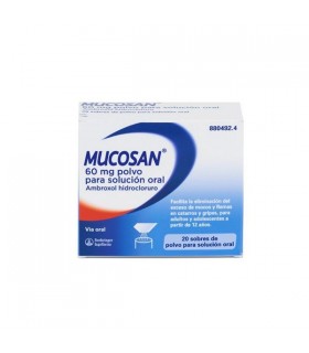 MUCOSAN 60 MG 20 SOBRES POLVO PARA SOL ORAL