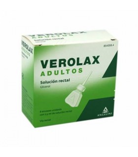 VEROLAX ADULTOS 5.4 ML SOLUCION RECTAL 6 ENEMAS