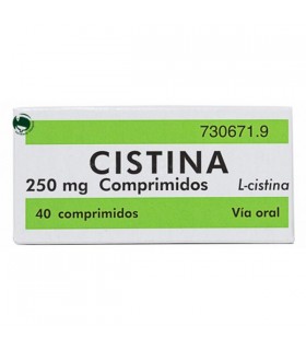 Cistina 250 Mg 40 Comprimidos