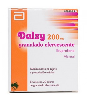 DALSY 200 MG 20 EFFERVESCENT ENVELOPES