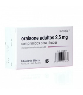 Oralsone Adultos 2.5 mg 12 Comprimidos para Chupar