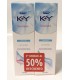 Durex KY Sensilube Lubricant Gel Intimate 75 Ml + 2nd Unit 50%