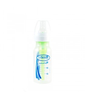 Dr Brown's Natural Flow Biberón Estrecho Tetina Silicona 120 ML Nivel 1