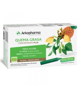 Arkofluido Quemagrasa Concentrado Plus 20 Ampollas