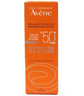 Avène Eau Thermale Solar Antiedad SPF50+ Pieles Sensibles 50 ML