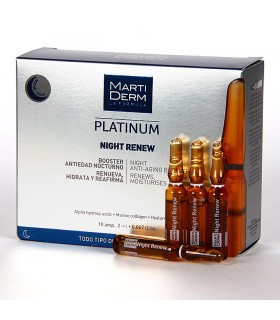 Martiderm Platinum Night Renew 10 Ampollas