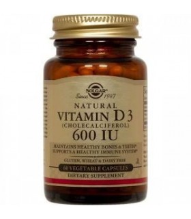 Solgar Vitamin D3 600 Ui 60 Capsules