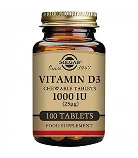 Solgar Vitamin D3 1000 IU 100 Capsules