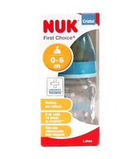 Nuk Biberón Cristal Látex First Choice 120 ML