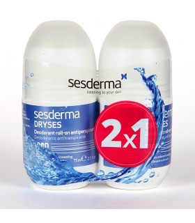 Sesderma Dryses Duplo Men Roll-On Deodorant 75 ML + 75 ML