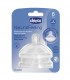 Chicco Natural Feeling Silicone 6M+ Nipple