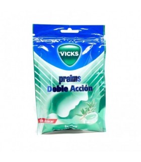 Vicks Praims Caramelos Doble Accion Eucalipto Sin Azucar 72 G